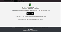 Desktop Screenshot of call-gps-sms-tracker.com